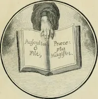 An illustration from Regula emblematica Sancti Benedicti (1783)