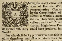 An illustration from Regulae trium ordinum literarum typographicarum, or, The rules of the three orders of print letters : viz. The Roman Italick English capitals and small : shewing how they are compounded of geometrick figures, and mostly made by rule and compass : useful for writing masters, painters, carvers, masons, and others that are lovers of curiosity (1676)