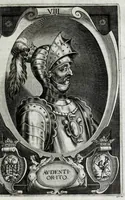 An illustration from Regum neapolitanorum vitae et effigies (1605)