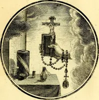 An illustration from Regvla emblematica sancti Benedicti (1780)