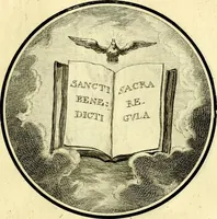 An illustration from Regvla emblematica sancti Benedicti (1780)