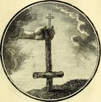 An illustration from Regvla emblematica sancti Benedicti (1780)
