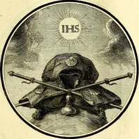 An illustration from Regvla emblematica sancti Benedicti (1780)