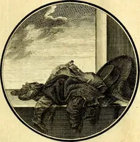 An illustration from Regvla emblematica sancti Benedicti (1780)
