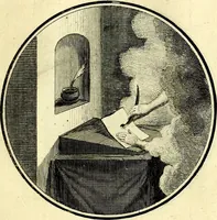 An illustration from Regvla emblematica sancti Benedicti (1780)