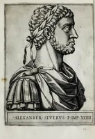 An illustration from Regvm romanorvm vna cvm qvorvndam eorvm vxorū qvantvm ex antiqvis numismatis marmoribusque colligere licuit exactissima effigierum delineatio (1550)