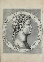 An illustration from Regvm romanorvm vna cvm qvorvndam eorvm vxorū qvantvm ex antiqvis numismatis marmoribusque colligere licuit exactissima effigierum delineatio (1550)