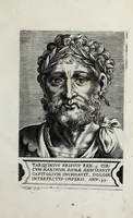 An illustration from Regvm romanorvm vna cvm qvorvndam eorvm vxorū qvantvm ex antiqvis numismatis marmoribusque colligere licuit exactissima effigierum delineatio (1550)