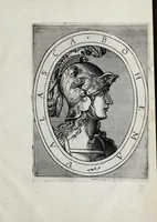 An illustration from Regvm romanorvm vna cvm qvorvndam eorvm vxorū qvantvm ex antiqvis numismatis marmoribusque colligere licuit exactissima effigierum delineatio (1550)
