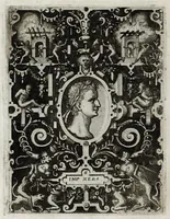 Picture 9 of 41 from Regvm romanorvm vna cvm qvorvndam eorvm vxorū qvantvm ex antiqvis numismatis marmoribusque colligere licuit exactissima effigierum delineatio (1550), leaf 48