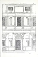 An illustration from Reigles generales de l'architecture, sur les cincq manieres d'edifices : ascauoir, thuscane, doricq̄, ioniq̄, corinthe, & cōposite, auec les exemples danticquitez, selon la doctrine de Vitruue (1545)