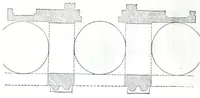 Picture 32 of 47 from Reigles generales de l'architecture, sur les cincq manieres d'edifices : ascauoir, thuscane, doricq̄, ioniq̄, corinthe, & cōposite, auec les exemples danticquitez, selon la doctrine de Vitruue (1545), leaf 108