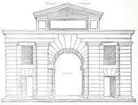 Picture 2 of 47 from Reigles generales de l'architecture, sur les cincq manieres d'edifices : ascauoir, thuscane, doricq̄, ioniq̄, corinthe, & cōposite, auec les exemples danticquitez, selon la doctrine de Vitruue (1545), leaf 12