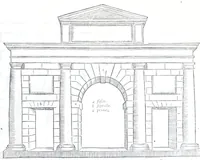 Picture 3 of 47 from Reigles generales de l'architecture, sur les cincq manieres d'edifices : ascauoir, thuscane, doricq̄, ioniq̄, corinthe, & cōposite, auec les exemples danticquitez, selon la doctrine de Vitruue (1545), leaf 13