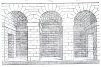 Picture 4 of 47 from Reigles generales de l'architecture, sur les cincq manieres d'edifices : ascauoir, thuscane, doricq̄, ioniq̄, corinthe, & cōposite, auec les exemples danticquitez, selon la doctrine de Vitruue (1545), leaf 15