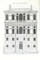 Picture 18 of 47 from Reigles generales de l'architecture, sur les cincq manieres d'edifices : ascauoir, thuscane, doricq̄, ioniq̄, corinthe, & cōposite, auec les exemples danticquitez, selon la doctrine de Vitruue (1545), leaf 64