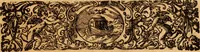 An illustration from Reitkunst Herrn Antonij de Pluvinel, darinnen er die jetzo regirende Kön. Mayst. in Frankreich/Ludouicum XIII. vnderwiesen : lehrend / Wie ein Reutersmann sich zu allen ritterlichen Vbungen bequemen vnd instellen / wie ein Pferd zum Gehorsam zubringen vnd in allerley schönen Schulen / Stücken vnd Maneigen leichtlich vnd volkommenlich abgerichtet werden soll : In Frantzösischer vnd Teutscher Sprach an den Tag gegeben / vnnd mit sechzig schönen Kupfferstücken gezieret (1628)