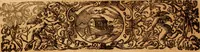 An illustration from Reitkunst Herrn Antonij de Pluvinel, darinnen er die jetzo regirende Kön. Mayst. in Frankreich/Ludouicum XIII. vnderwiesen : lehrend / Wie ein Reutersmann sich zu allen ritterlichen Vbungen bequemen vnd instellen / wie ein Pferd zum Gehorsam zubringen vnd in allerley schönen Schulen / Stücken vnd Maneigen leichtlich vnd volkommenlich abgerichtet werden soll : In Frantzösischer vnd Teutscher Sprach an den Tag gegeben / vnnd mit sechzig schönen Kupfferstücken gezieret (1628)