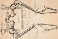 An illustration from Reitkunst Herrn Antonij de Pluvinel, darinnen er die jetzo regirende Kön. Mayst. in Frankreich/Ludouicum XIII. vnderwiesen : lehrend / Wie ein Reutersmann sich zu allen ritterlichen Vbungen bequemen vnd instellen / wie ein Pferd zum Gehorsam zubringen vnd in allerley schönen Schulen / Stücken vnd Maneigen leichtlich vnd volkommenlich abgerichtet werden soll : In Frantzösischer vnd Teutscher Sprach an den Tag gegeben / vnnd mit sechzig schönen Kupfferstücken gezieret (1628)