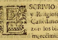 An illustration from Relacion completa, y exacta del auto publico de fe, que se celebro en esta ciudad de Lima a 20. de diziembre de 1694. : adjunto otro precedente del ano de 1693. : Con el preludio panegirico de catholicos progressos, que resuenan en los numeros, y clausulas de un historico compendio encomiastico. (1695)