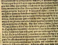 An illustration from Relacion de la gran solemnidad, que instituyo en el insigne Conuento de Nuestra Señora del Rosario de Lima, del Orden de Predicadores : el Ex. S.D. Pedro de Toledo y Leyba, marques de Mancera, señor de las cinco villas, y su jurisdiccion, comendador de Esparragal en el Orden de Alcantara, gentilhombre de la Camara de Su Magestad, de su Consejo de Guerra, virrey, lugar teniente, gouernador, y capitan general en los reynos, y prouincias del Perù al dulcissimo nombre de Maria, a cuya proteccion consagrò las armas deste reyno, y jurò su fiesta. Domingo 18. de otubre deste año de 1643. (1643)