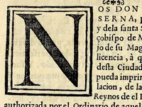 An illustration from Relacion de la persecucion que vuo en la yglesia de Iapon: y de los insignes martyres, que gloriosamente dieron su vida en defensa de n[uest]ra Santa Fè, el año de 1614. y 615. (1616)