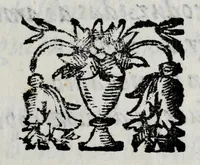 An illustration from Relaciõn de las fiestas que la insigne villa de Madrid hizo en la canoniçacion de su bienauenturado hijo y patron San Isidro : con las comedias que se representaron y los versos que en la iusta poetica se escrivieron (1622)