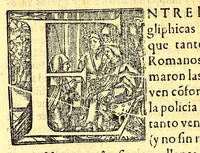 An illustration from Relacion historiada de las exequias funerales de la magestad del rey D. Philippo II. nuestro senor. : Hechas por el tribunal del Sancto Officio de la Inquisicion desta Nueua España y sus prouincias, y yslas Philippinas; (1600)