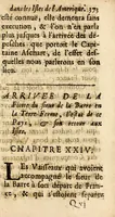An illustration from Relation de ce qui s'est passé, dans les isles & terre-ferme de l'Amerique, : pendant la derniere guerre avec l'Angleterre, & depuis en execution du traitté de Breda. Avec un journal du dernier voyage du Sr de la Barre en la terre-ferme, & isle de Cayenne, accompagné d'une exacte description du pays, mœurs & naturel des habitans. (1671)