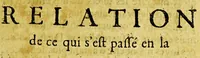 An illustration from Relation de ce qui s'est passé en la Nouuelle France en l'année 1639. Enuoyée au r. pere prouincial de la Compagnie de Iesus en la prouince de France. (1640)