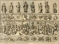 An illustration from Relation du voyage de Sa Majesté britannique en Hollande, et de la reception qui luy a été faite : enrichie de planches très-curieuses : avec un récit abregé de ce qui s'est passé de plus considerable depuis l'arrivée de Sa Majesté en Hollande le 31. de Janvier, jusqu'à son retour en Angleterre, au mois d'Avril 1691, & l'heureax succés de l'expedition d'Irlande, subjuguée par les arnes toûjours victorieuses de Sa Majesté (1692)
