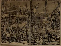 An illustration from Relation du voyage de Sa Majesté britannique en Hollande, et de la reception qui luy a été faite .. (1692)