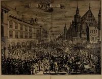 An illustration from Relation du voyage de Sa Majesté britannique en Hollande, et de la reception qui luy a été faite .. (1692)