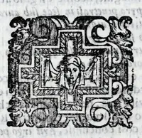 An illustration from Relatione d'alcune gratie fatte dal glorioso patriarca San Domenico in Valtellina : accompagnata da vn discorso, formato intorno l'imagine miracolosissima di esso santo, che dal cielo fù portata in Soriano, terra della Calabria, l'anno del Nostro Signore M. D. XXX. (1642)