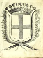 An illustration from Relatione della solenne entrata fatta nella città di Sauigliano dalle regali altezze Carlo Emanuel II et Maria Giouanna Battista di Nemours, il primo di luglio 1668 (1669)