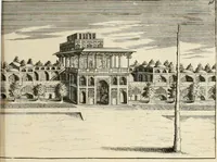 An illustration from Voyage, ou, Relation de l'etat present du royaume de Perse : avec une differtation curieuse fur les murs, religion & gouvernement de cet etat (1695)