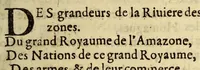 Picture 5 of 8 from Relation historique et geographique, de la grande riuiere des Amazones dans l'Amerique (1655), leaf 13