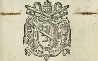 An illustration from Relationi della venvta degli ambasciatori giaponesi a Roma sino alla partita di Lisbona : con le accoglienze fatte loro da tutti i principi christiani per doue sono passati (1586)