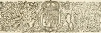 An illustration from A relation in form of journal of the voiage and residence which the most excellent and most mighty prince Charles the II, King of Great Britain, &c hath made in Holland from the 25 of May to the 2 of June, 1660 (1660)