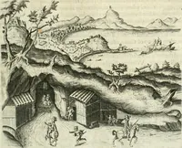 An illustration from A relation of a journey begun An: Dom: 1610. Fovre bookes. Containing a description of the Turkish Empire, of Ægypt, of the Holy Land, of the remote parts of Italy, and ilands adioyning (1621)