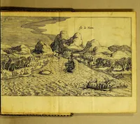 An illustration from The Relation of a wonderfull voiage made by William Cornelison Schouten of Horne. : Shewing how south from the Straights of Magelan, in Terra del-Fuogo: he found and discovered a newe passage through the great South Sea, and that way sayled round about the world. . (1619)
