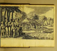 Picture 7 of 7 from The Relation of a wonderfull voiage made by William Cornelison Schouten of Horne. : Shewing how south from the Straights of Magelan, in Terra del-Fuogo: he found and discovered a newe passage through the great South Sea, and that way sayled round about the world. . (1619), leaf 111