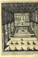 Picture 17 of 26 from Relations de divers voyages curieux, qui n'ont point esté publiees; : ov qvi ont esté traduites d'Haclvyt; de Purchas, & d'autres voyageurs anglois, hollandois, portugais, allemands, espagnols; et de qvelqves Persans, Arabes, et avtres auteurs orientaux. Enrichies de figures de plantes non décrites, d'animaux inconnus à l'Europe, & de cartes geographiques de pays dont on n'a point encore donné de cartes (1664), leaf 740