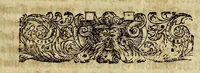 An illustration from Relation vnd gründtlicher Bericht von dess Königreichs Voxu im japonischen Keyserthumb gottseliger Bekehrung, vnd dessentwegen aussgefertigter Ambasciada an Päbst: Heil: gen Rom Paulum den Fünfften, vnd an die Cathol: May: Philip ... Anno 1615. Durch R.P.F. Ludovicum Sotelum S. Francisci Ordens der Discaltzen, oder Parfüsser : vnd ... Don: Rocuyemon Faxecura ... (1617)