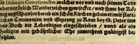 An illustration from Relation vnd gründtlicher Bericht von dess Königreichs Voxu im japonischen Keyserthumb gottseliger Bekehrung, vnd dessentwegen aussgefertigter Ambasciada an Päbst: Heil: gen Rom Paulum den Fünfften, vnd an die Cathol: May: Philip ... Anno 1615. Durch R.P.F. Ludovicum Sotelum S. Francisci Ordens der Discaltzen, oder Parfüsser : vnd ... Don: Rocuyemon Faxecura ... (1617)