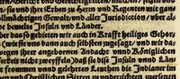 An illustration from Relation vnd gründtlicher Bericht von dess Königreichs Voxu im japonischen Keyserthumb gottseliger Bekehrung, vnd dessentwegen aussgefertigter Ambasciada an Päbst: Heil: gen Rom Paulum den Fünfften, vnd an die Cathol: May: Philip ... Anno 1615. Durch R.P.F. Ludovicum Sotelum S. Francisci Ordens der Discaltzen, oder Parfüsser : vnd ... Don: Rocuyemon Faxecura ... (1617)