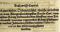 An illustration from Relation vnd gründtlicher Bericht von dess Königreichs Voxu im japonischen Keyserthumb gottseliger Bekehrung, vnd dessentwegen aussgefertigter Ambasciada an Päbst: Heil: gen Rom Paulum den Fünfften, vnd an die Cathol: May: Philip ... Anno 1615. Durch R.P.F. Ludovicum Sotelum S. Francisci Ordens der Discaltzen, oder Parfüsser : vnd ... Don: Rocuyemon Faxecura ... (1617)