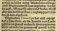 Picture 3 of 3 from Relation was der Capitan Drackh vnnd Colonel Noriz welche anno 1589. an stat der Künigin in Engelland, den don Antonio in das Königreich Portugal einsetzen, : vnd die Spannier darauss vertreiben sollen, mit jrer mechtigen Armada von der zeit an, als sie abgefahrn biss sie wider haim kommen, aussgericht. (1590), leaf 9