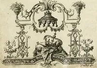 An illustration from Relazione delle solenni esequie celebrate nel Duomo di Milano a Sua Maestà la reina di Sardigna Polissena Giovanna Cristina (1735)