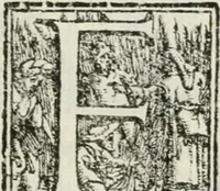 An illustration from Relazione del torneo a cauallo, e a piedi : fatto questo carneuale in Ferrara per ordine dell'Accademia : doue s'intende il grande apparato, e la marauigliosa inuenzione del sig. Enzo Bentiuogli nel comparire a mantenerlo : con la descrizione delle pompose liuree de' caualieri combattenti (1612)